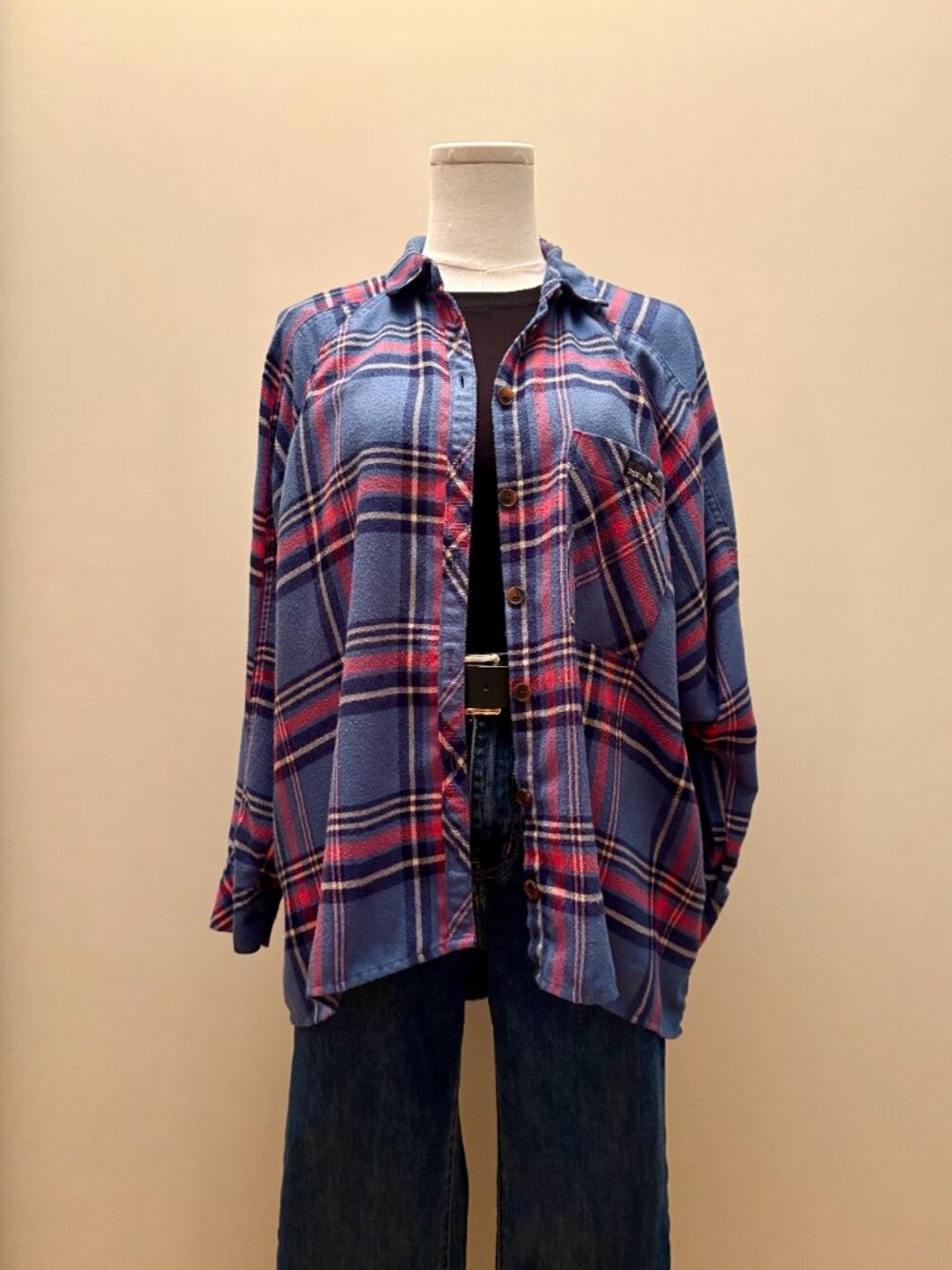 BDG Multicolor Plaid Button-Up Shirt